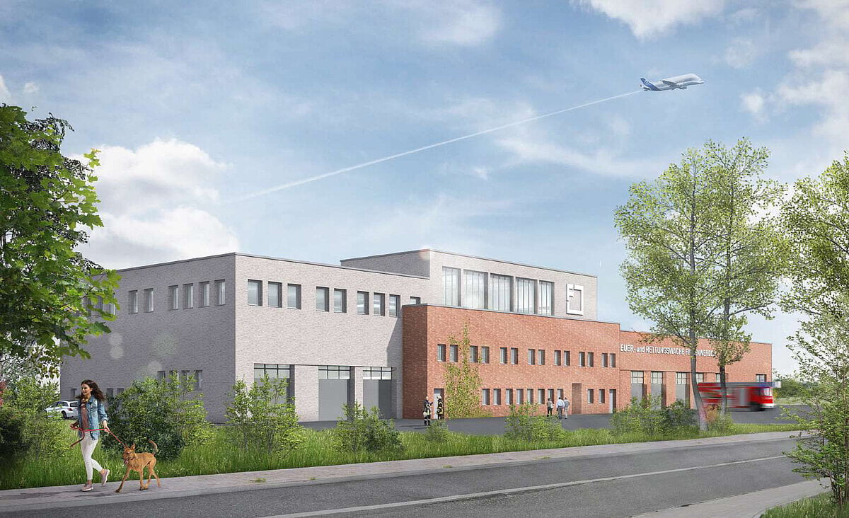 Doppelt innovativ: Neue Feuerwache in Hamburg