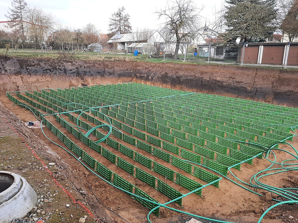GeoCollect Kollektoranlage Schule Gaukönigshofen